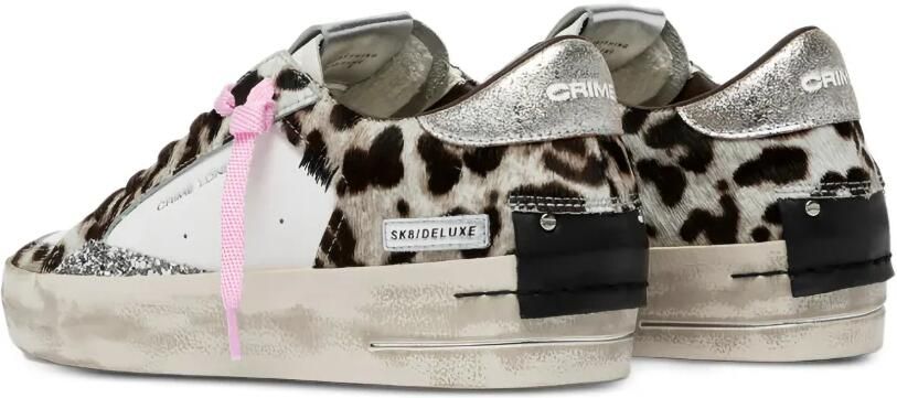 Crime London Hyena leopard-print sneakers Wit - Foto 2