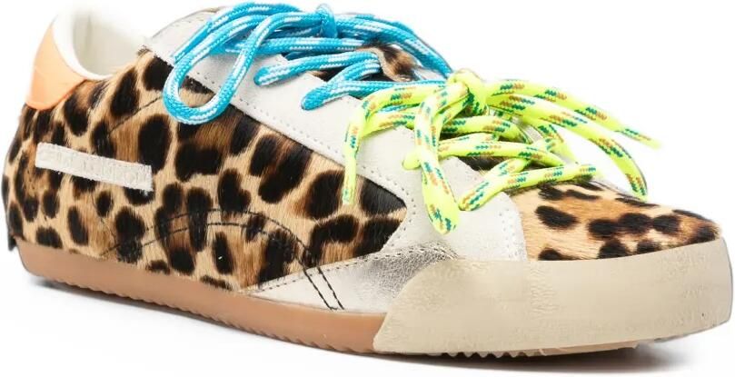Crime London Sneakers met luipaardprint Bruin - Foto 4