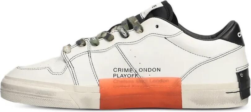 Crime London Playoff distressed sneakers Wit - Foto 5
