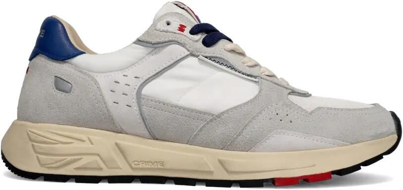 Crime London Rush leren sneakers met vlakken Grijs