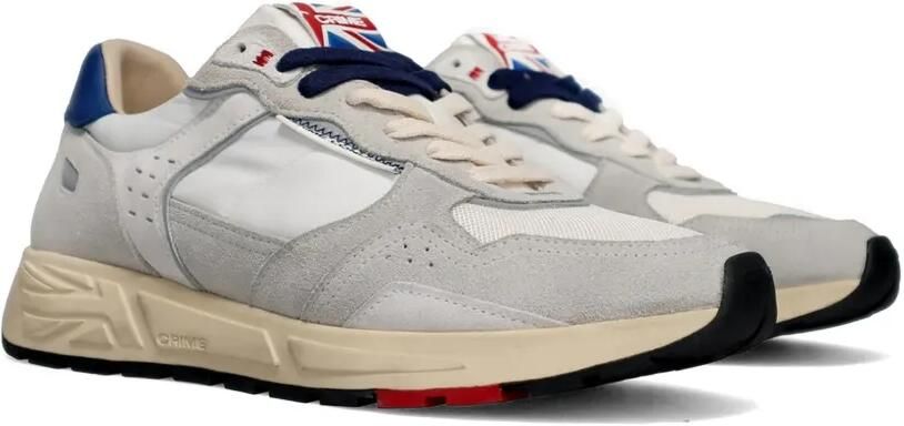 Crime London Rush leren sneakers met vlakken Grijs - Foto 2