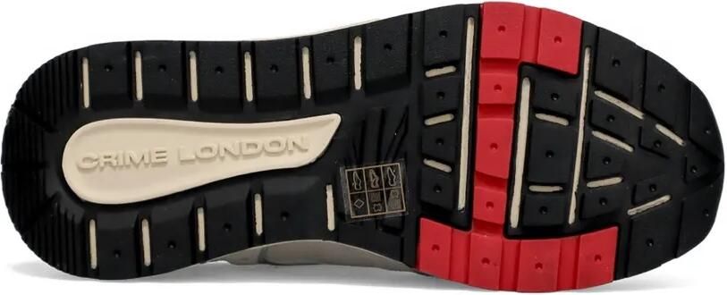 Crime London Rush leren sneakers met vlakken Grijs - Foto 5