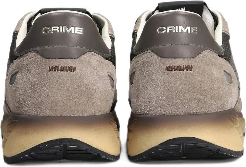 Crime London Rush sneakers met vlakken Bruin - Foto 3