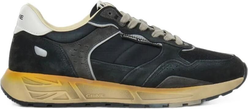 Crime London Rush sneakers met vlakken en logo-patch Zwart
