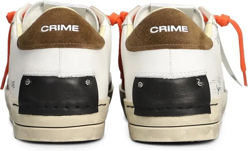 Crime London SK8 Deluxe distressed-effect sneakers Wit - Foto 4