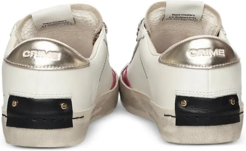 Crime London SK8 Deluxe sneakers met veters Wit - Foto 2
