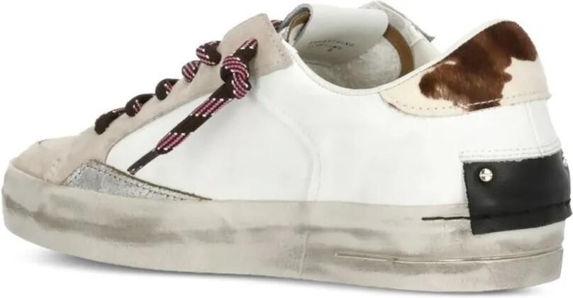 Crime London Sk8 Deluxe panelled sneakers Wit - Foto 4