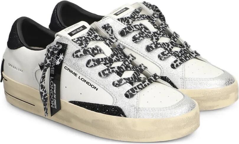 Crime London SK8 Deluxe sneakers met glitter-effect Wit - Foto 3