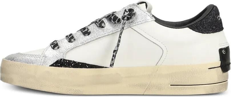 Crime London SK8 Deluxe sneakers met glitter-effect Wit - Foto 5