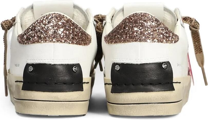 Crime London SK8 Deluxe sneakers met glitters en vlak Wit - Foto 4