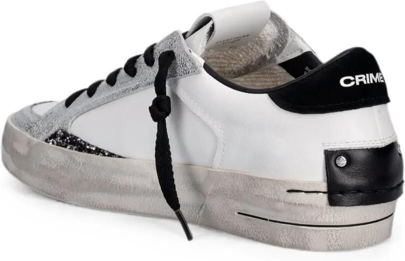 Crime London SK8 Deluxe sneakers met glitters Wit - Foto 2