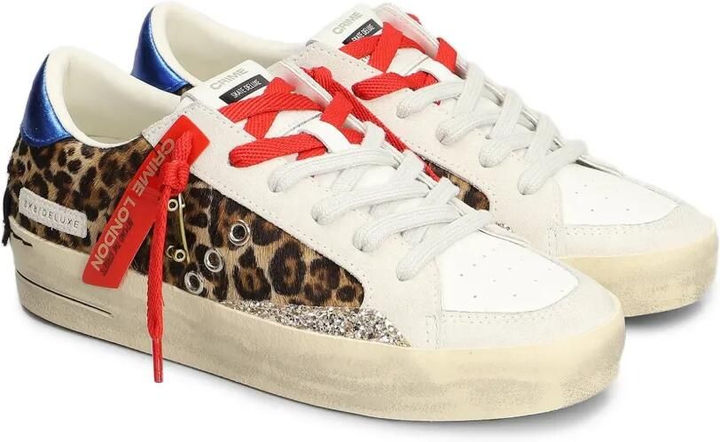 Crime London Sk8 Deluxe sneakers met luipaardprint Beige - Foto 3