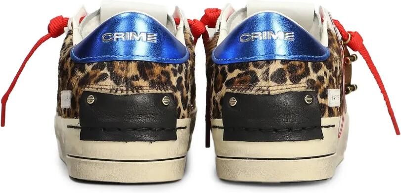 Crime London Sk8 Deluxe sneakers met luipaardprint Beige - Foto 4