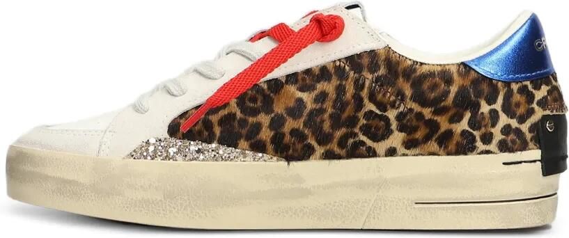 Crime London Sk8 Deluxe sneakers met luipaardprint Beige - Foto 5