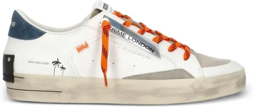 Crime London Sk8 Deluxe sneakers met vlakken Wit - Foto 5