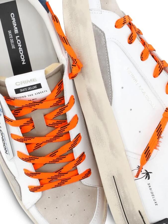 Crime London Sk8 Deluxe sneakers met vlakken Wit - Foto 2