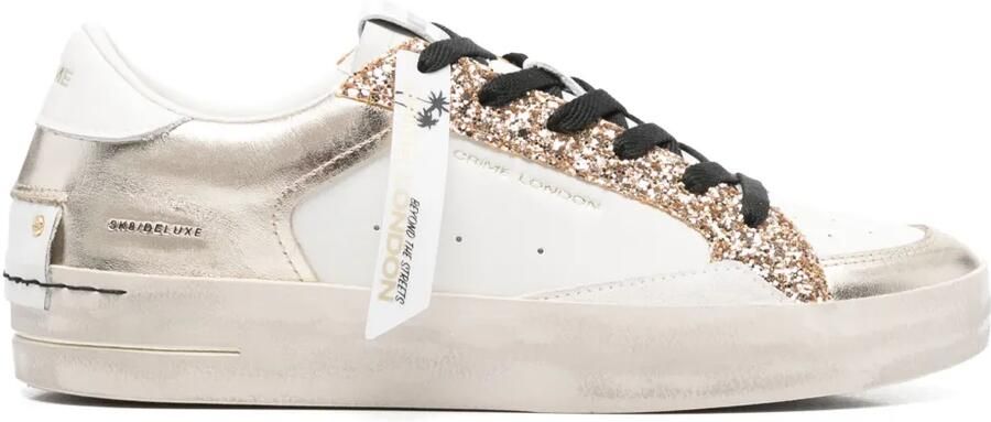 Crime London Sk8 Deluxe sneakers Wit