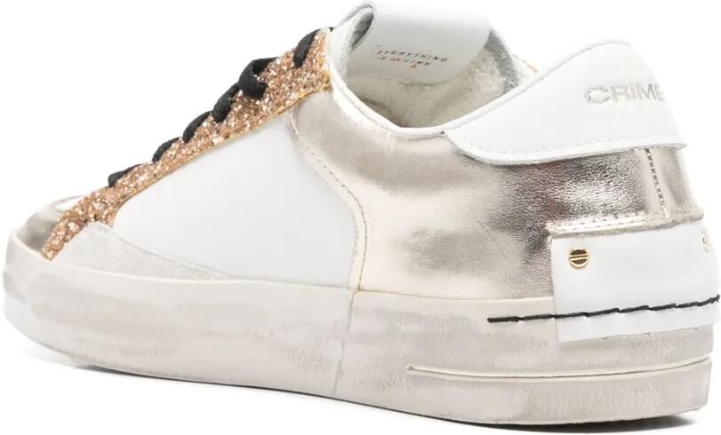 Crime London Sk8 Deluxe sneakers Wit - Foto 2
