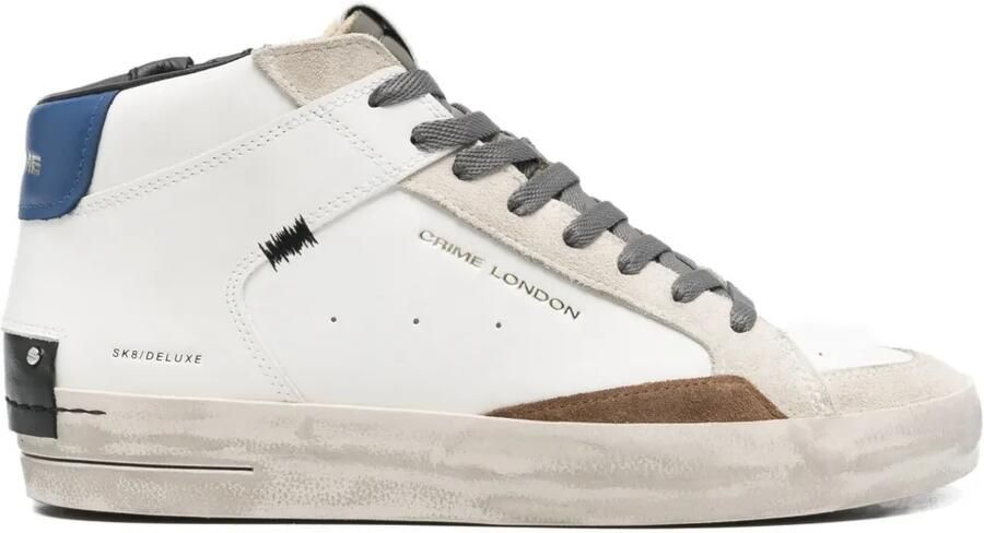 Crime London SK8 Deluxe sneakers Wit