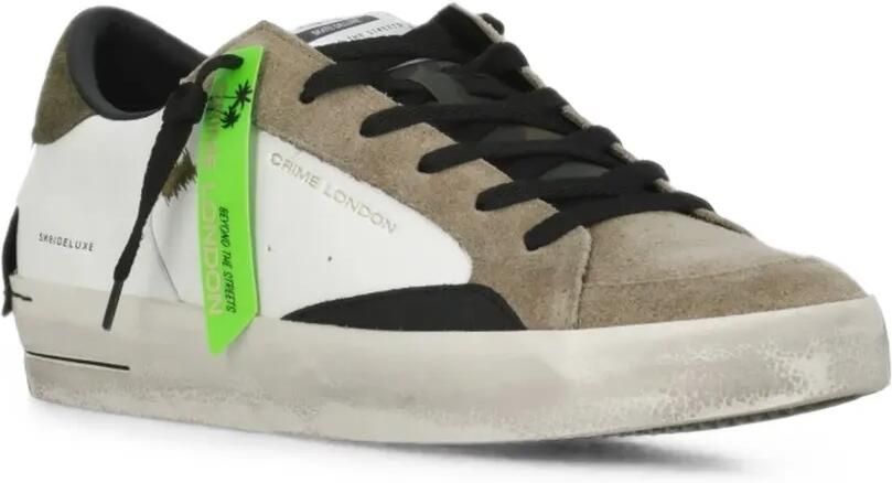 Crime London Sk8 Deluxe sneakers Wit