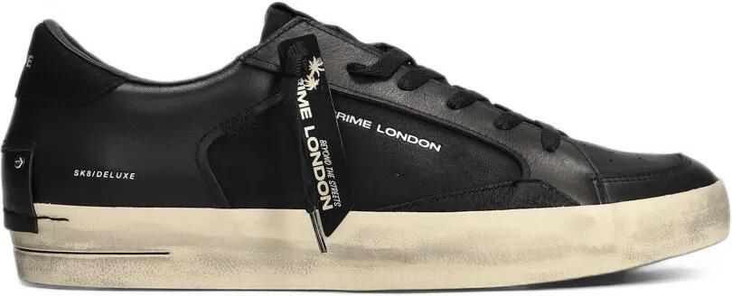 Crime London Sk8 Deluxe sneakers met vlakken Zwart