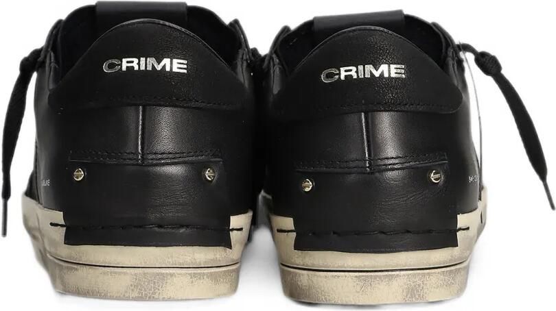 Crime London Sk8 Deluxe sneakers met vlakken Zwart - Foto 4