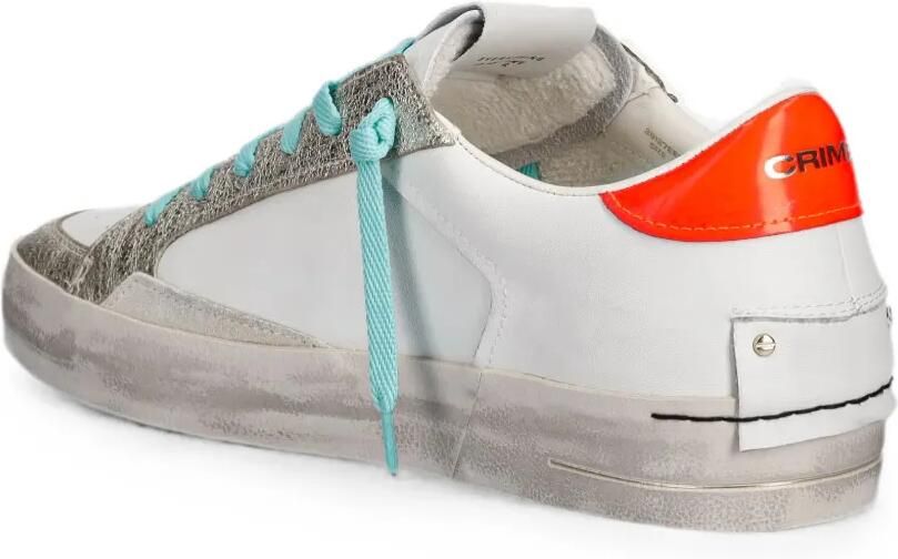 Crime London Skate Deluxe sneakers met gerafeld effect Wit - Foto 2