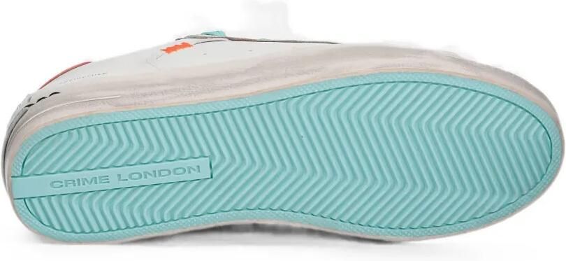 Crime London Skate Deluxe sneakers met gerafeld effect Wit - Foto 5