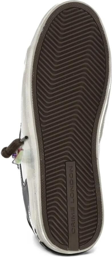 Crime London Skate Deluxe sneakers met glitters Wit - Foto 5