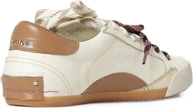 Crime London Sneakerina charm-detail leather sneakers Wit - Foto 3