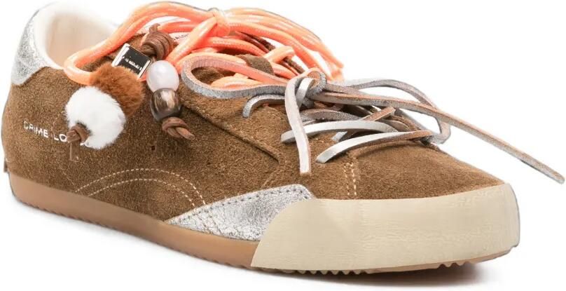 Crime London Sneakerina sneakers met luipaardprint Bruin - Foto 3