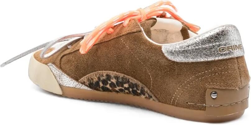 Crime London Sneakerina sneakers met luipaardprint Bruin - Foto 4