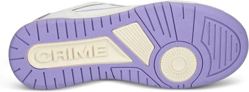 Crime London Sneakers met geborduurd logo Wit - Foto 3