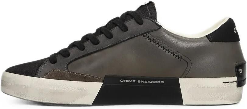 Crime London Sneakers met gerafeld effect Grijs