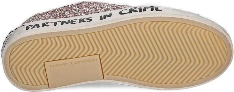 Crime London Sneakers met glitter Roze - Foto 4