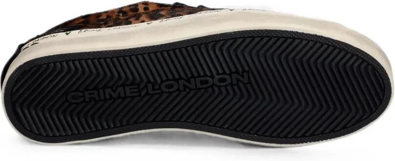 Crime London Sneakers met luipaard-print en glitters Zwart - Foto 5