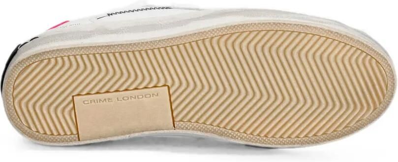 Crime London Sneakers met slangen-effect en vlakken Wit - Foto 4