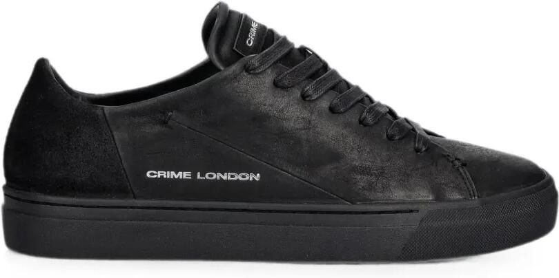 Crime London Sneakers met vlakken en logoprint Zwart