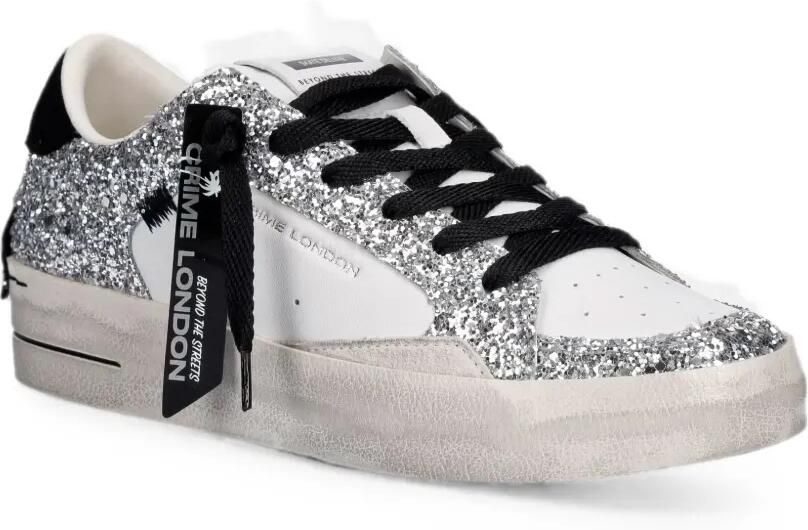 Crime London Sneakers verfraaid met glitter Wit - Foto 3