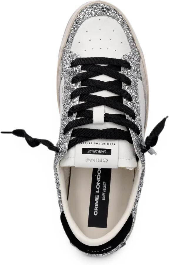 Crime London Sneakers verfraaid met glitter Wit - Foto 2