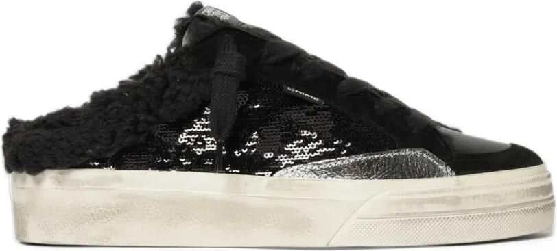Crime London Soho Sabot sequin-embellished sneakers Zwart