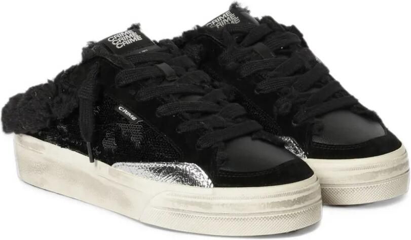 Crime London Soho Sabot sequin-embellished sneakers Zwart - Foto 3