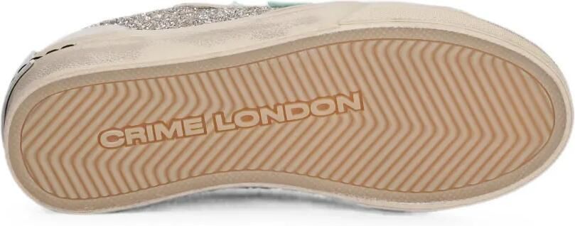 Crime London Soho sneakers met vlakken met glitters Beige - Foto 5