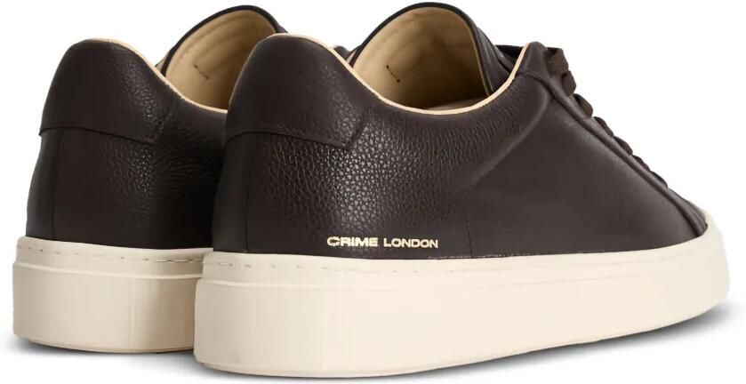 Crime London Superlight leren sneakers met textuur Bruin - Foto 5