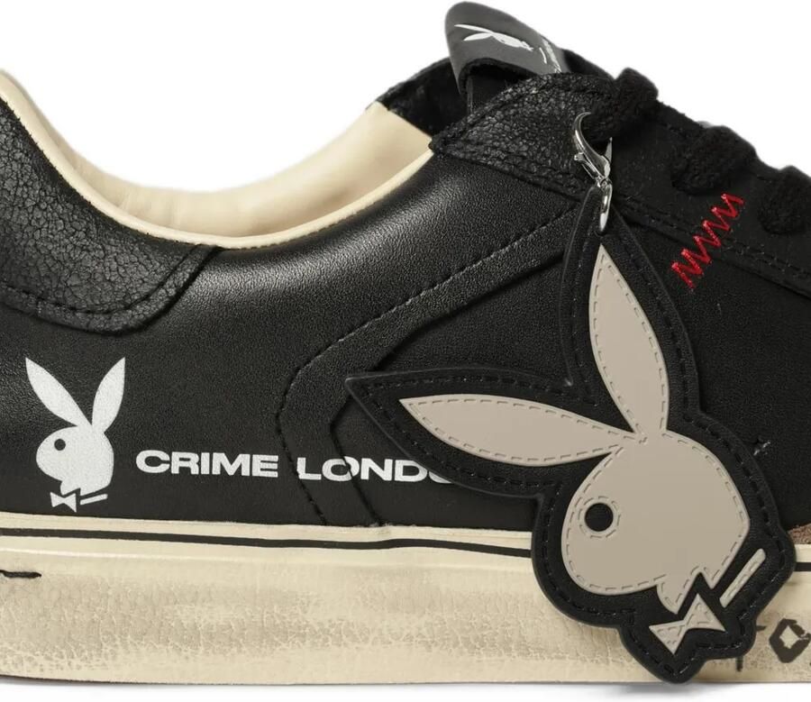 Crime London x Playboy Follow The Rabbit logo-print sneakers Zwart - Foto 2
