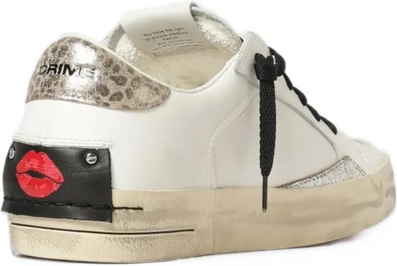 Crime London x Playboy Kiss Me Quick lace-up sneakers Wit - Foto 2