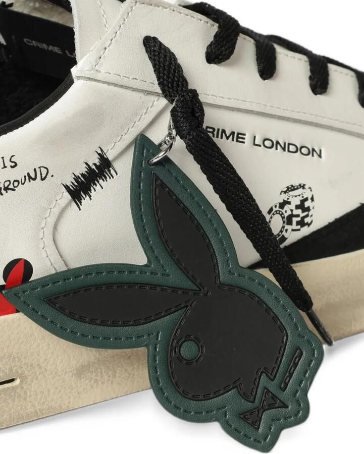 Crime London x Playboy Skate leather sneakers Wit - Foto 2