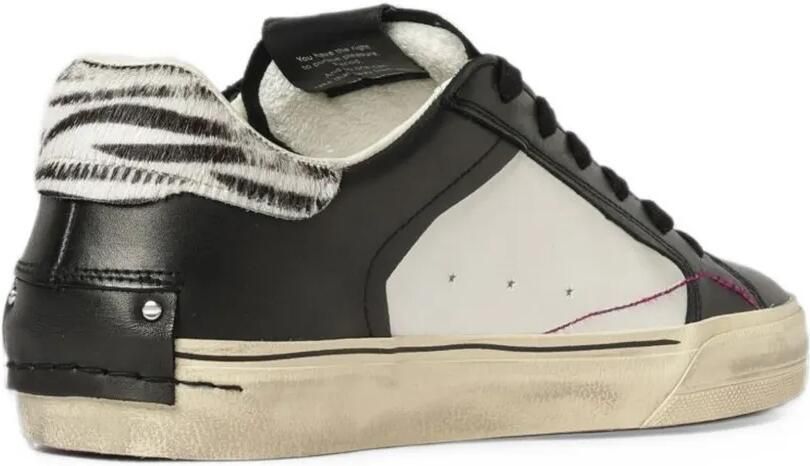 Crime London x Playboy zebra-print sneakers Zwart - Foto 2