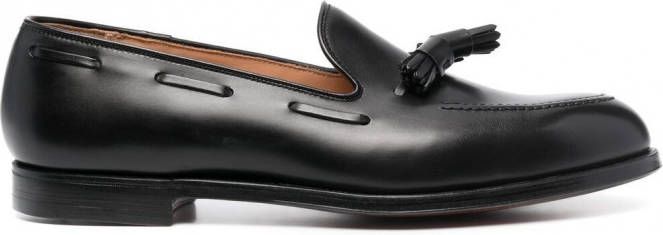 Crockett & Jones Cavendish leren loafers Zwart