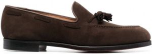 Crockett & Jones Cavendish suède loafers Bruin